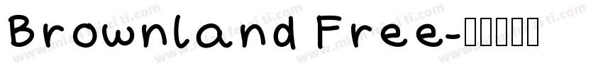 Brownland Free字体转换